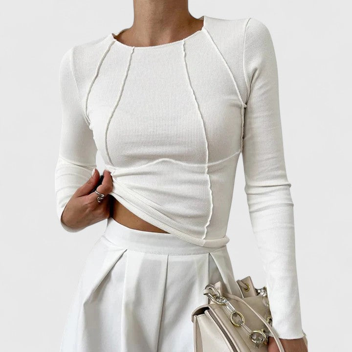 Tahlia – Elegant Spring Long Sleeve Top