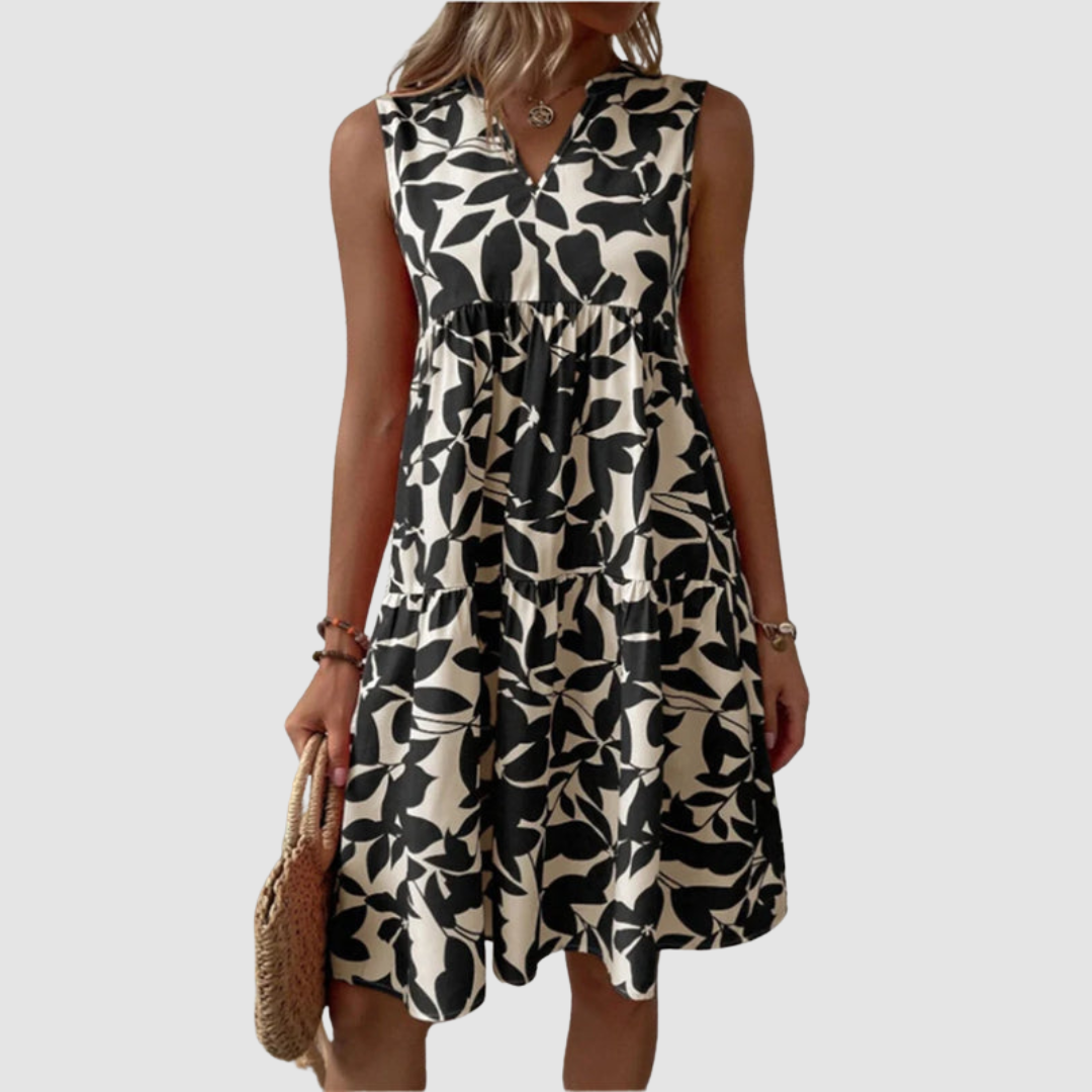 Leilani – Elegant Spring Flowy Floral Dress