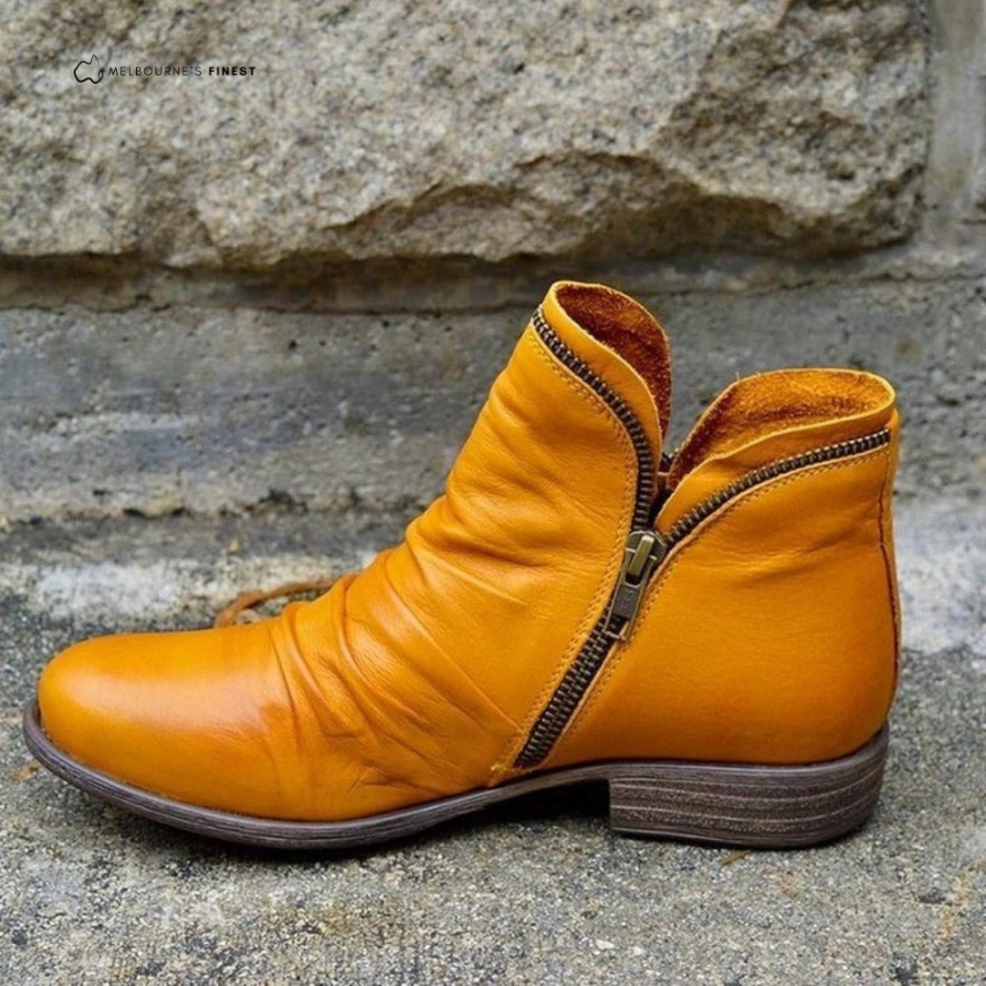 Shelby – Orthopedic Leather Ankle Boots