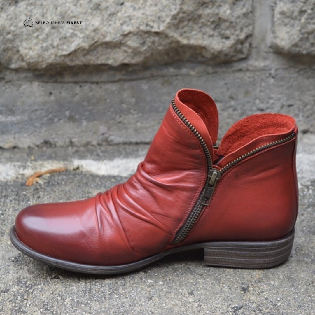 Shelby – Orthopedic Leather Ankle Boots