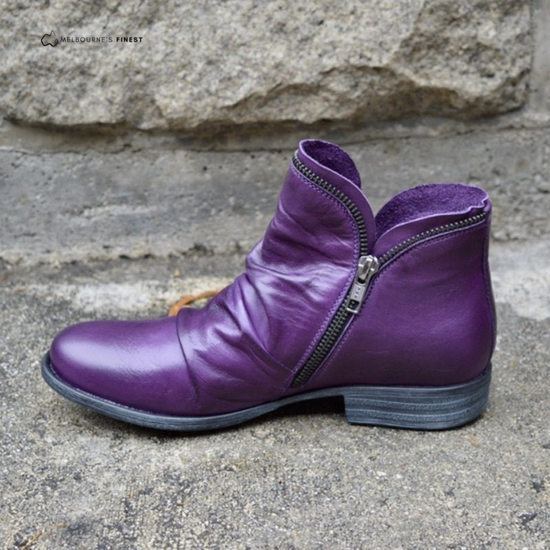 Shelby – Orthopedic Leather Ankle Boots