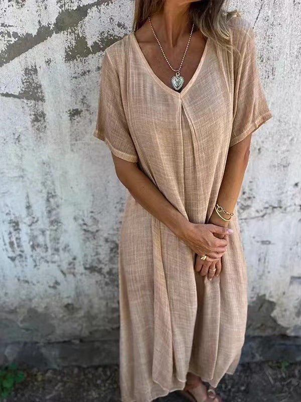 Diana – Comfortable V-Neck Dress