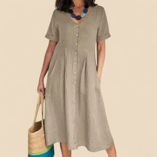Maribel – Soft Spring Comfort Dress