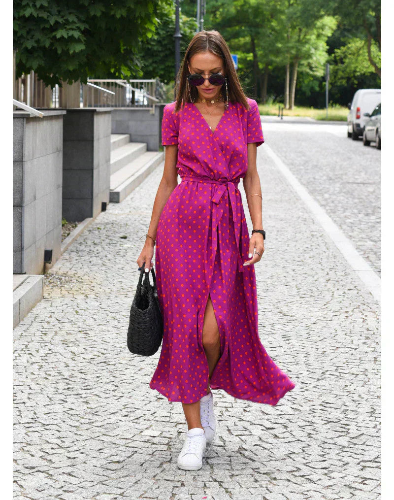 Suzanne – Elegant V-Neck Dress