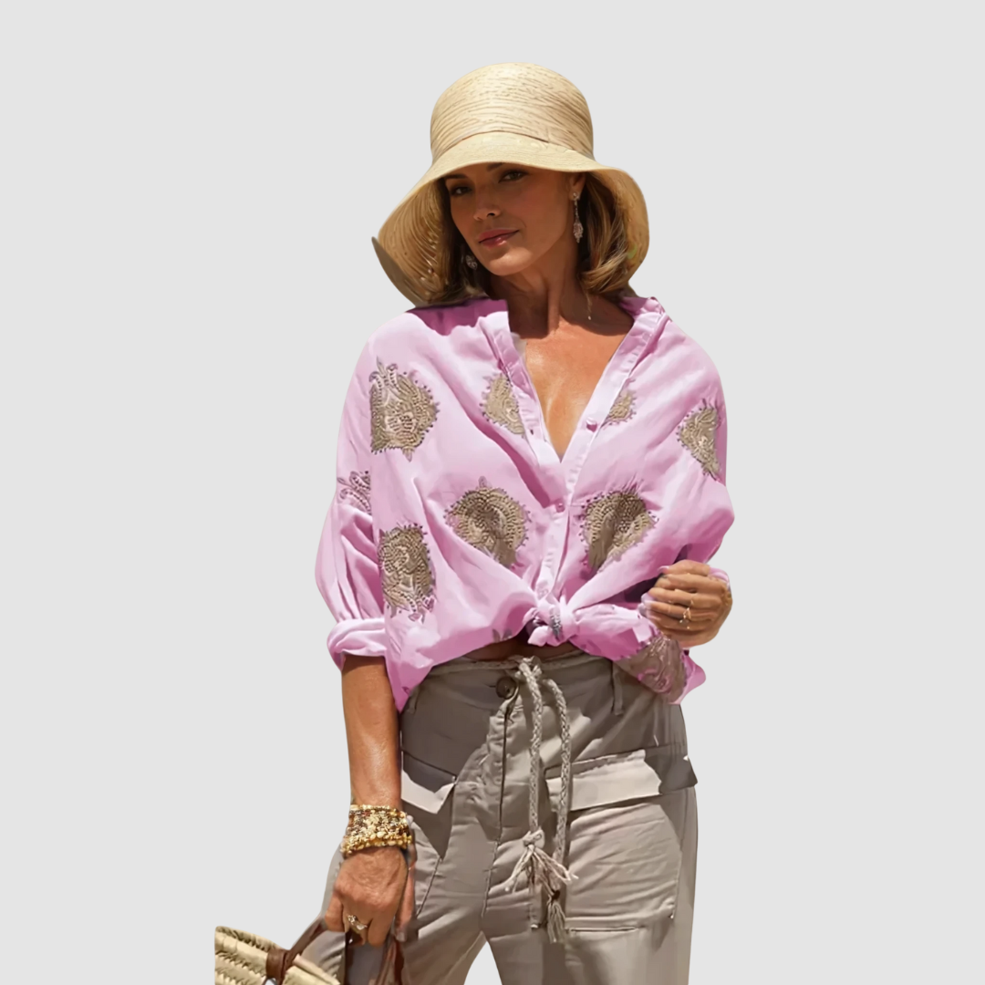 Elodie – Elegant Spring Blouse