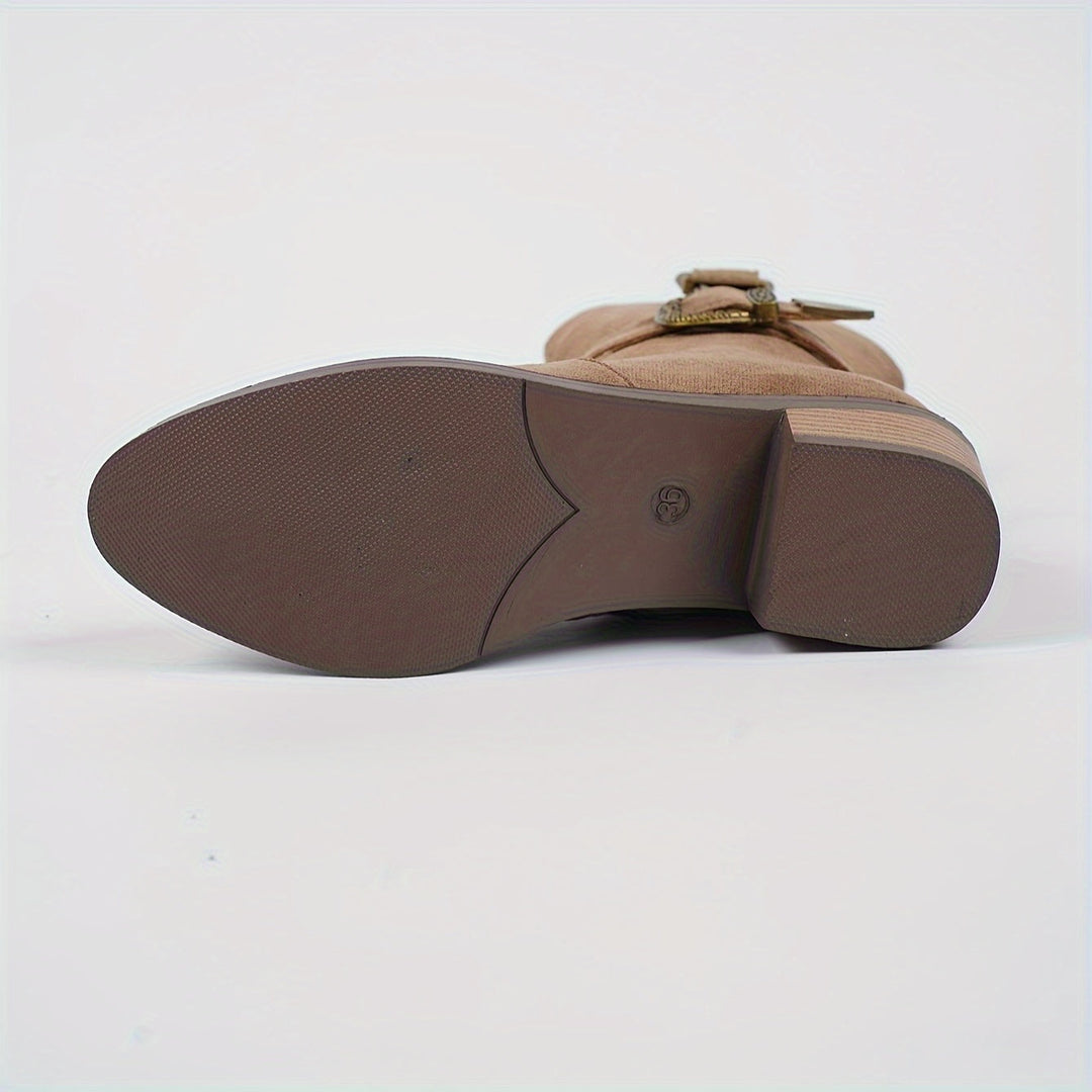 Solène – Leather Cowgirl Boots