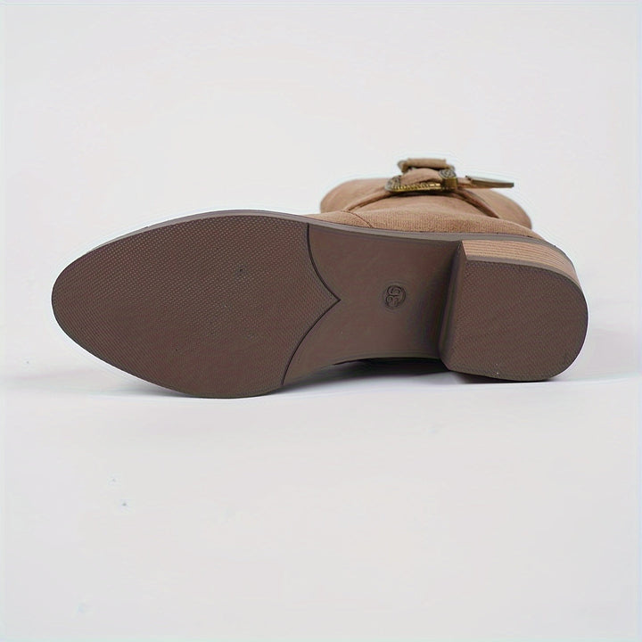 Solène – Leather Cowgirl Boots