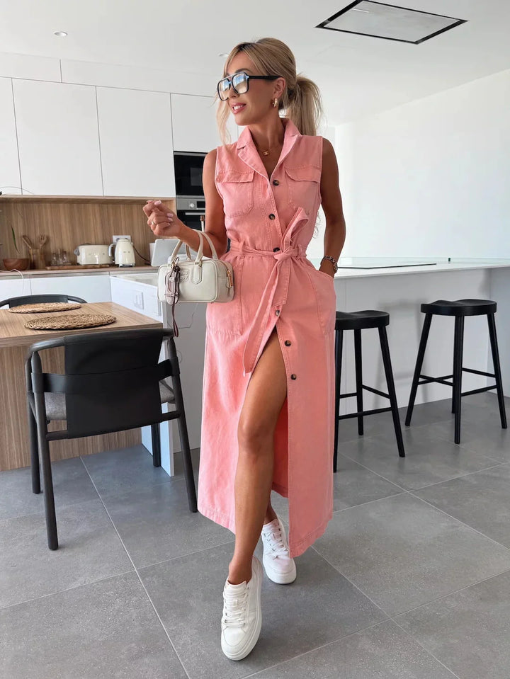 Harper | Maxi Denim Dress