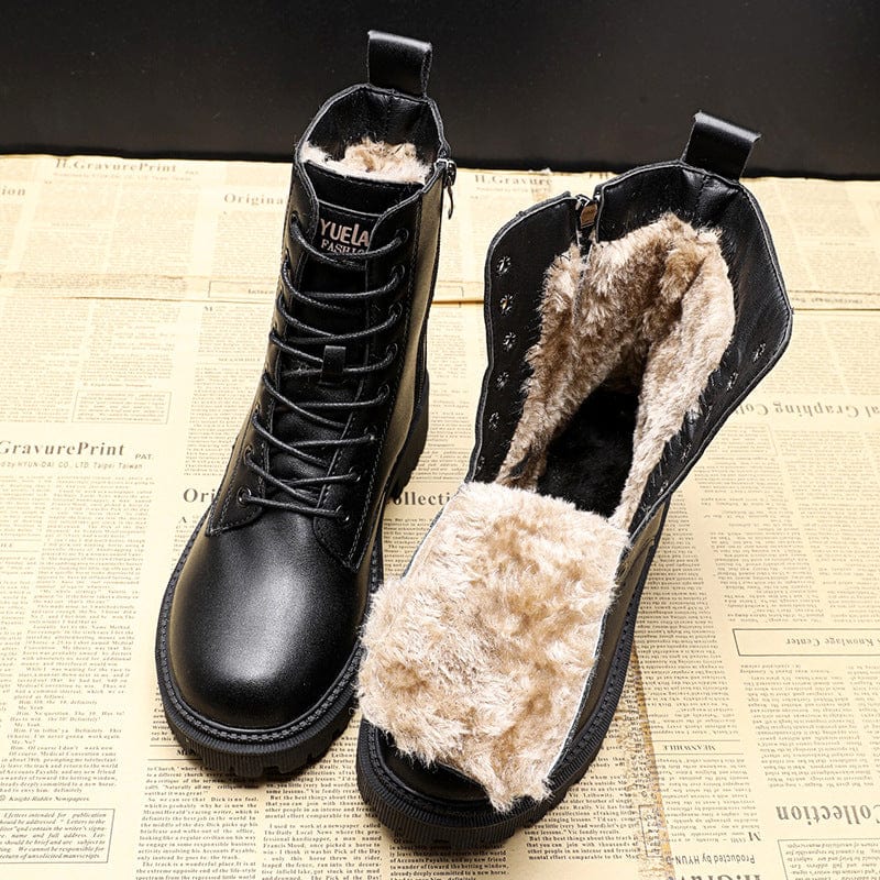 Kylie – Sleek Leather Winter Boots