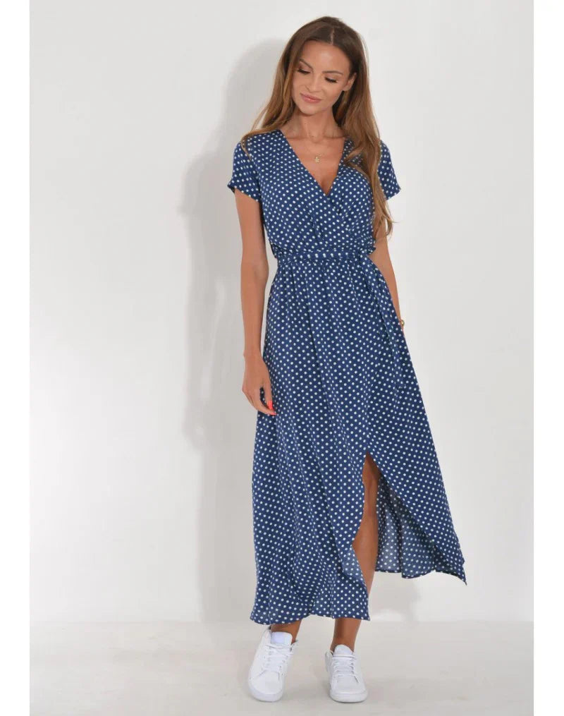 Suzanne – Elegant V-Neck Dress